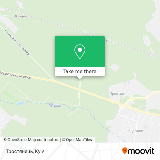 Тростянець map
