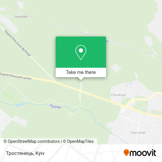 Карта Тростянець