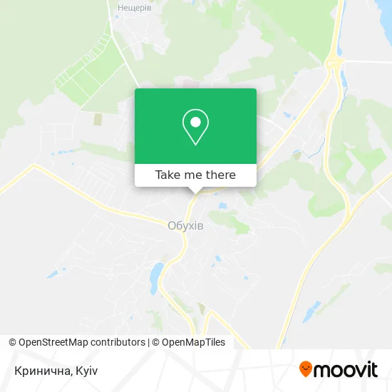 Кринична map