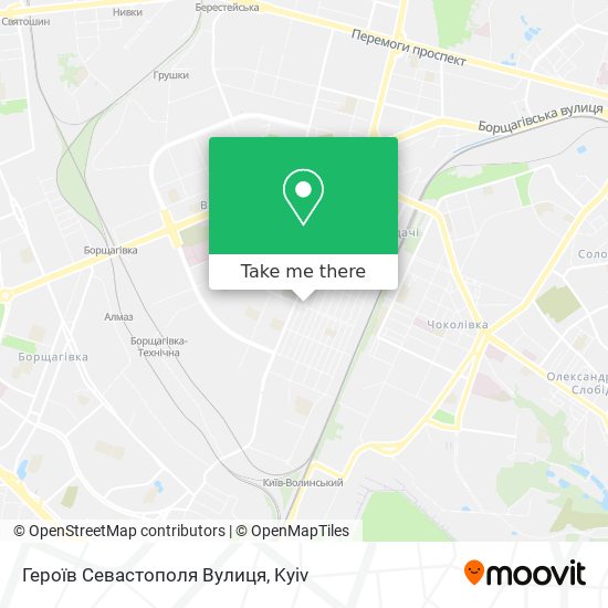 Героїв Севастополя Вулиця map