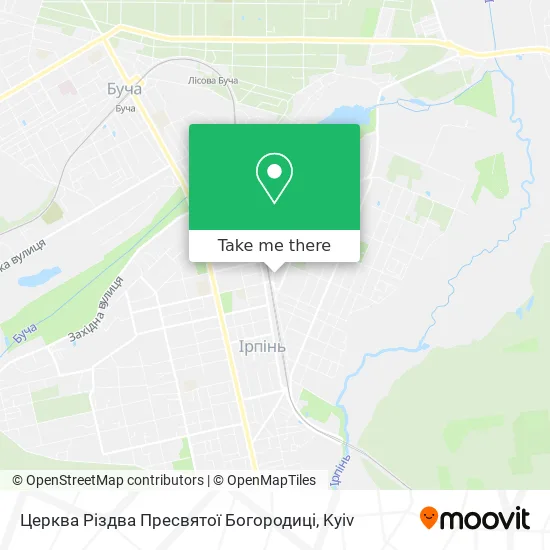 Церква Різдва Пресвятої Богородиці map