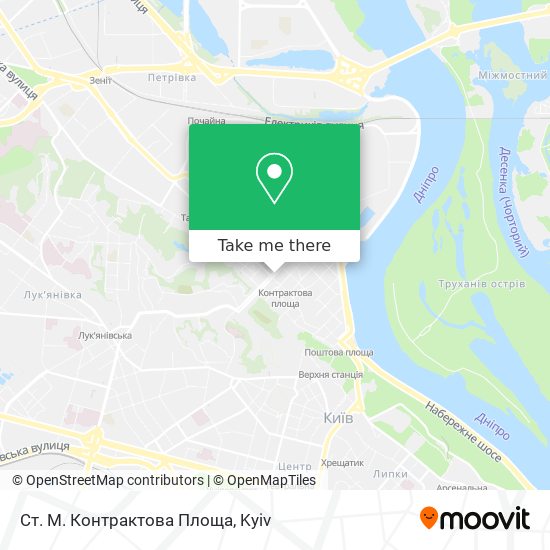 Ст. М. Контрактова Площа map