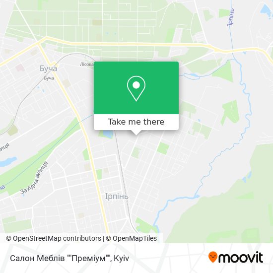 Салон Меблів ""Преміум"" map