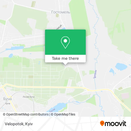 Карта Velopotok