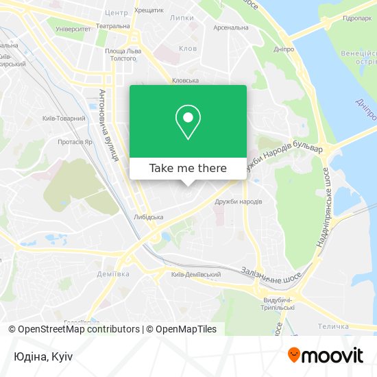 Юдіна map