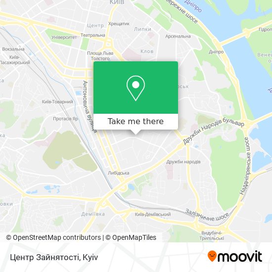 Центр Зайнятості map