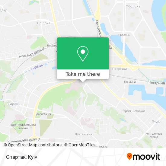 Спартак map
