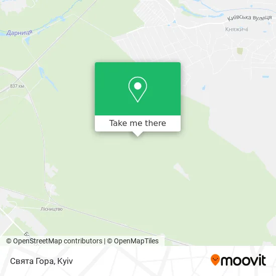 Карта Свята Гора