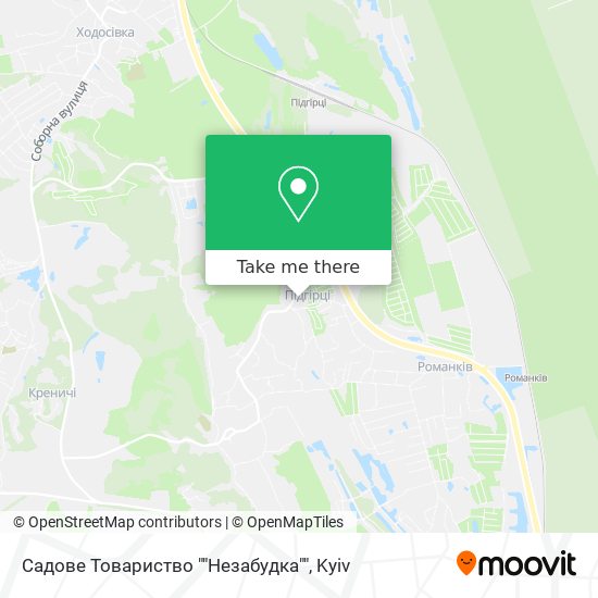 Садове Товариство ""Незабудка"" map