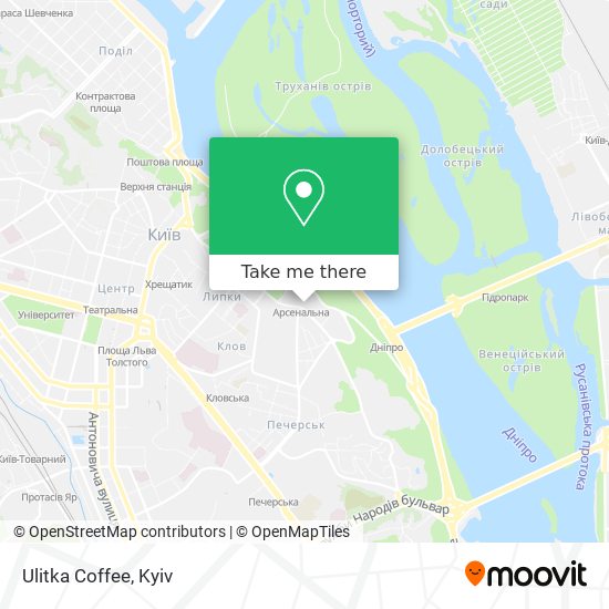 Ulitka Coffee map