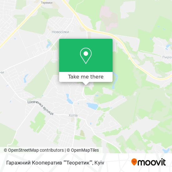 Гаражний Кооператив ""Теоретик"" map