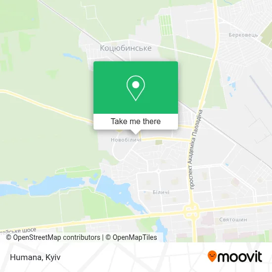 Humana map