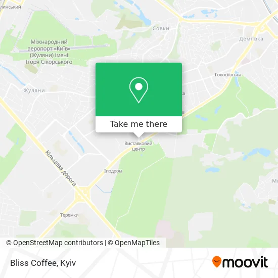 Карта Bliss Coffee