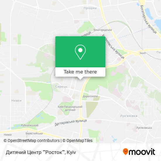 Дитячий Центр ""Росток"" map