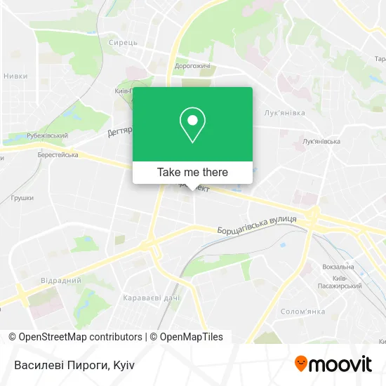 Карта Василеві Пироги