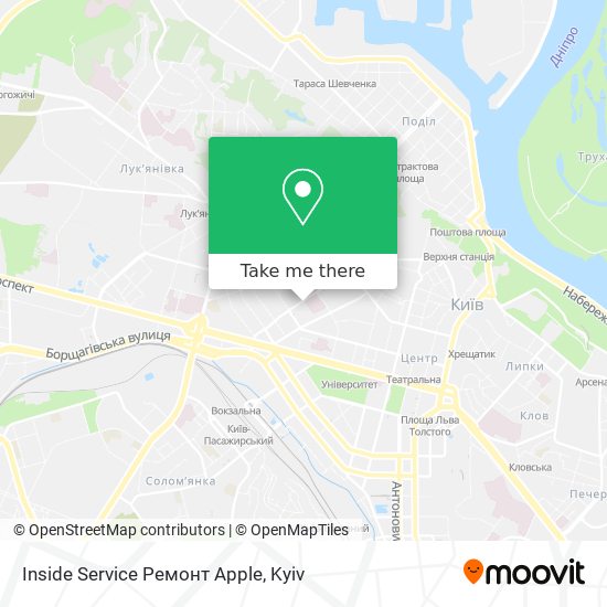 Карта Inside Service Ремонт Apple