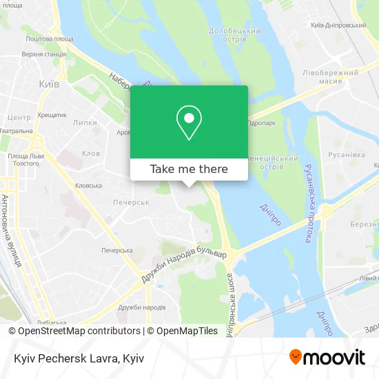Карта Kyiv Pechersk Lavra