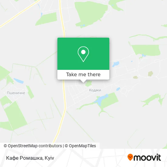 Кафе Ромашка map