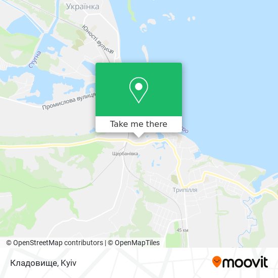 Кладовище map