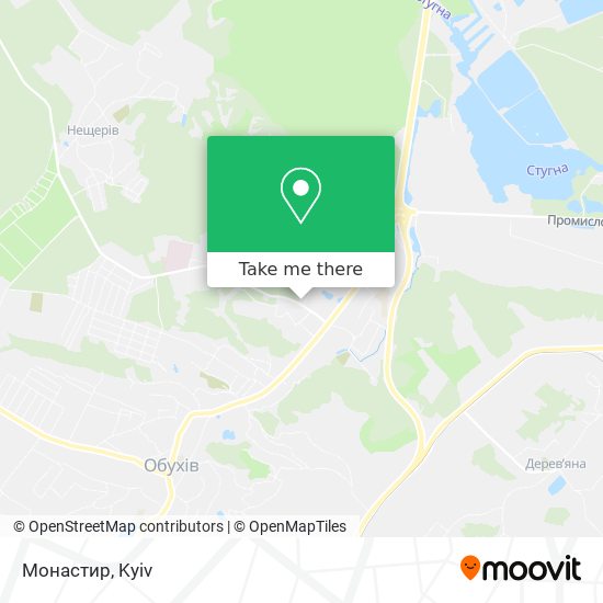 Монастир map