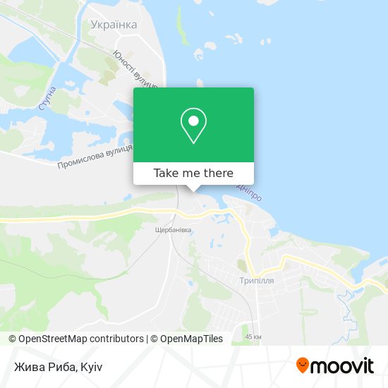 Жива Риба map
