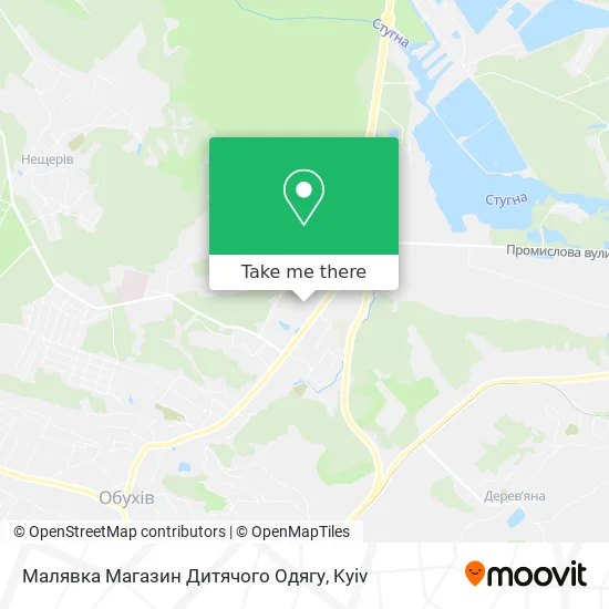 Малявка Магазин Дитячого Одягу map