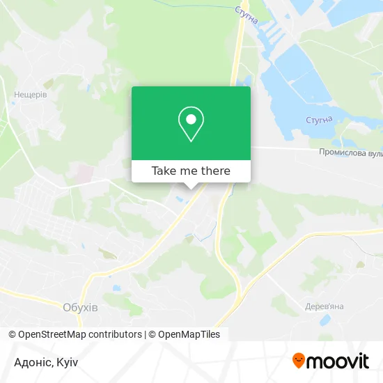 Карта Адоніс