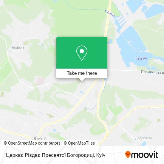 Карта Церква Різдва Пресвятої Богородиці