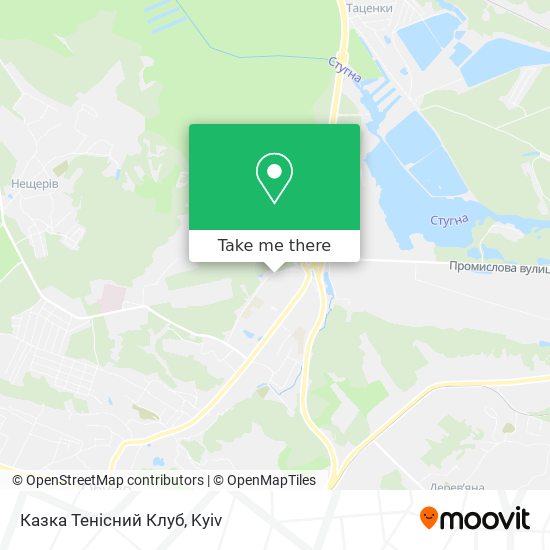 Казка Тенісний Клуб map
