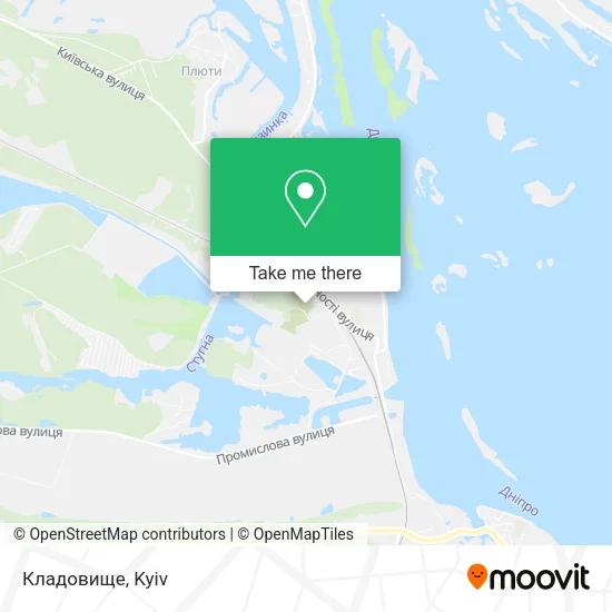 Карта Кладовище
