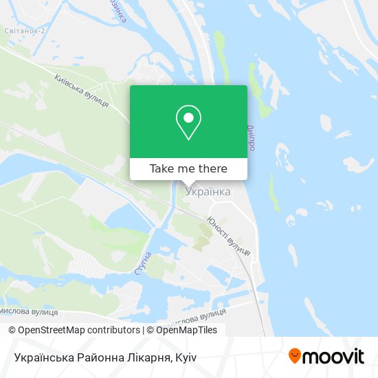 Карта Українська Районна Лікарня