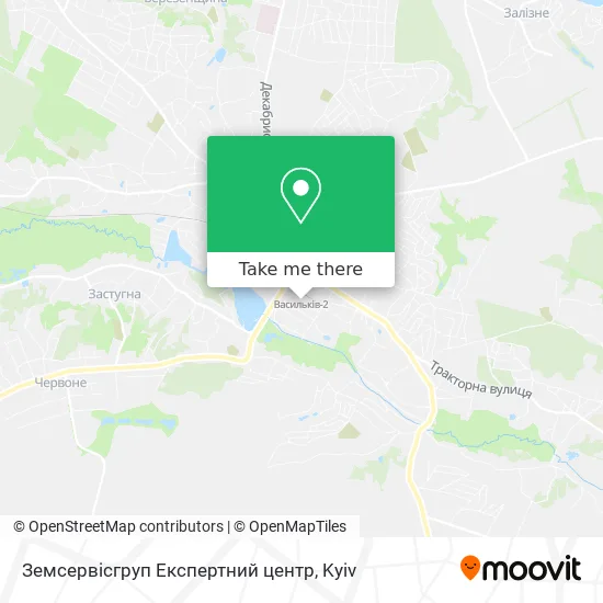 Карта Земсервісгруп Експертний центр