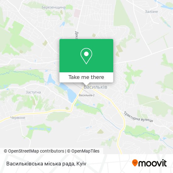 Васильківська міська рада map