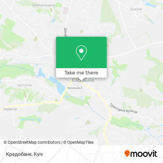Карта Кредобанк