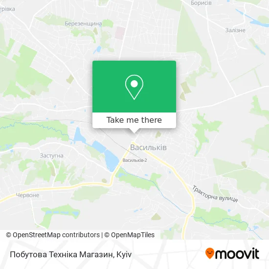 Побутова Техніка Магазин map