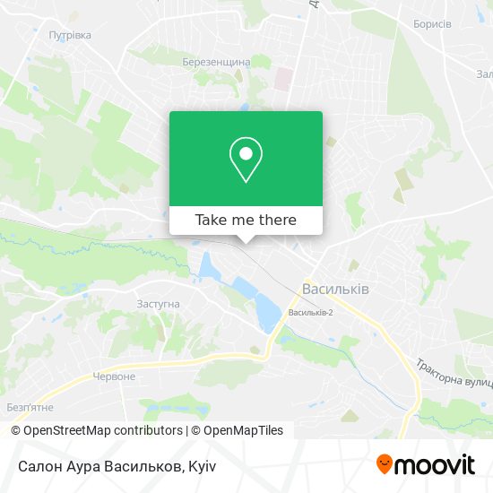 Салон Аура Васильков map