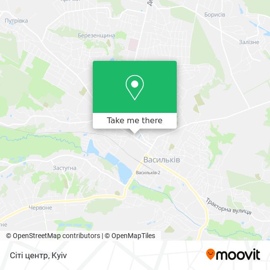 Карта Сіті центр