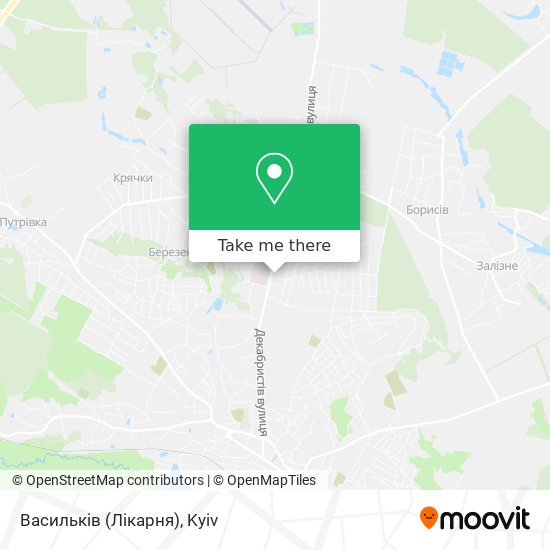 Васильків (Лікарня) map