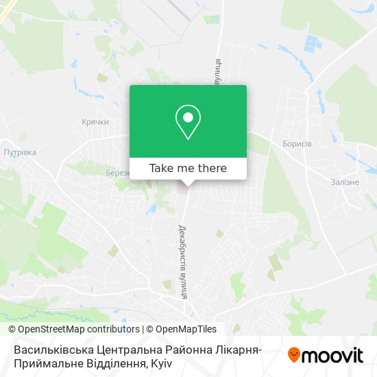 Васильківська Центральна Районна Лікарня-Приймальне Відділення map