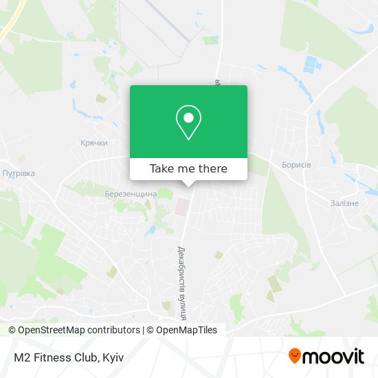 M2 Fitness Club map