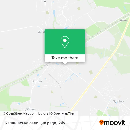 Калинівська селищна рада map
