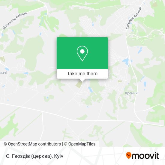 Карта С. Гвоздів (церква)