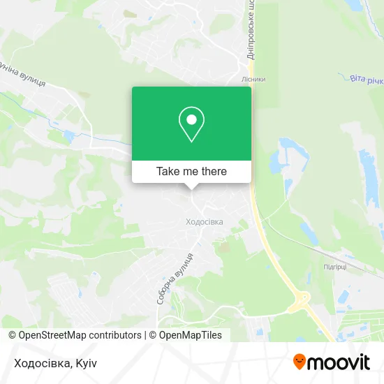 Карта Ходосівка