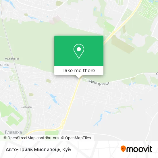Карта Авто- Гриль Мисливець