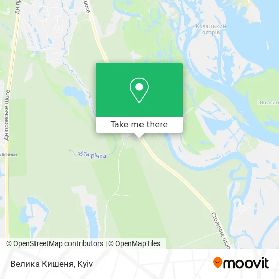 Велика Кишеня map