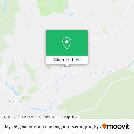 Карта Музей декоративно-прикладного мистецтва
