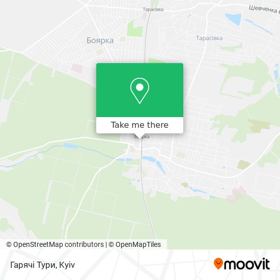 Гарячі Тури map