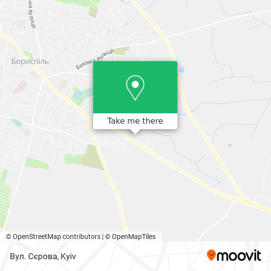 Вул. Сєрова map