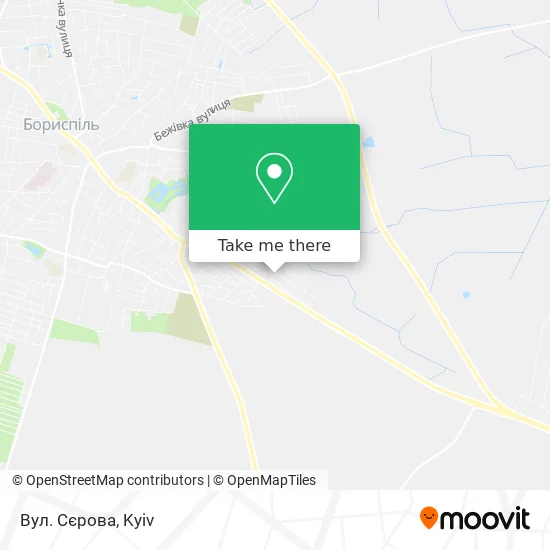 Вул. Сєрова map