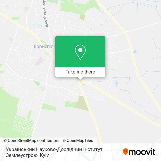 Карта Український Науково-Дослідний Інститут Землеустрою